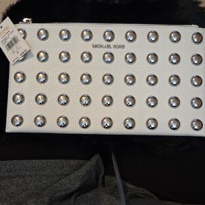 Michael Kors Opic White Wristlet NWT